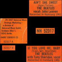 0290 - AIN'T SHE SWEET ⁄ IF YOU LOVE ME, BABY - POLYDOR - NH 52 317 - ALEX BAGIROV - pic 5