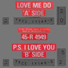1982 12 07 THE BEATLES SINGLES COLLECTION - BSCP1 - R 4949 - A - LOVE ME DO ⁄ P.S. I LOVE YOU - pic 4