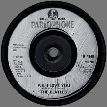 1962 10 05 - 1989 - S - LOVE ME DO ⁄ P.S. I LOVE YOU - R 4949 - SILVER LABEL - pic 2