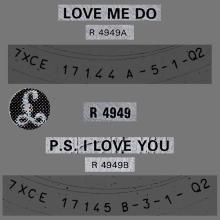 1962 10 05 - 1989 - S - LOVE ME DO ⁄ P.S. I LOVE YOU - R 4949 - SILVER LABEL - pic 3