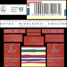 1962 10 05 - 2012 10 05 - N - LOVE ME DO ⁄ P.S. I LOVE YOU - 45-R 4949 - WRONG MATRIX - pic 5
