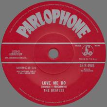1962 10 05 - 2012 10 05 - O - LOVE ME DO ⁄ P.S. I LOVE YOU - 45-R 4949 - CORRECT MATRIX - pic 3
