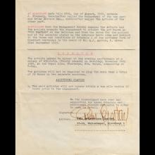 1962 11 24 THE BEATLES PERFORMANCE CONTRACT PRESTATYN NORTH WALES - pic 1