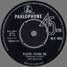 1963 01 11 - 1963 - C 1 - PLEASE PLEASE ME ⁄ ASK ME WHY - 45-R 4983 - BLACK LABEL - pic 1