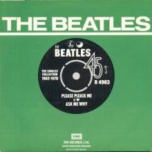 1963 01 11 - 1976 - L - PLEASE PLEASE ME ⁄ ASK ME WHY - R 4983 - BS 45 - SOLID CENTER - pic 1