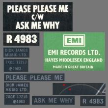 1963 01 11 - 1976 - L - PLEASE PLEASE ME ⁄ ASK ME WHY - R 4983 - BS 45 - SOLID CENTER - pic 6