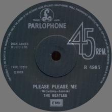 1963 01 11 - 1976 - L - PLEASE PLEASE ME ⁄ ASK ME WHY - R 4983 - BS 45 - SOLID CENTER - pic 2