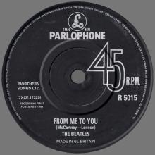 1963 04 12 - 1982 - M - FROM ME TO YOU ⁄ THANK YOU GIRL - R 5015 - BSCP 1 - BOXED SET - SOLID CENTER - SOUTHALL PRESSING - pic 1