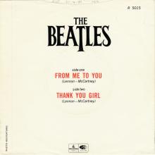 1963 04 12 - 1982 - N - FROM ME TO YOU ⁄ THANK YOU GIRL - R 5015 - BSCP 1  - pic 2