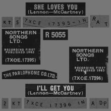 1963 08 23 - 1963 - C - SHE LOVES YOU ⁄ I'LL GET YOU - R 5055 - pic 1