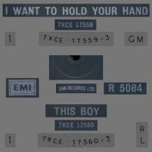 1963 11 29 - 1976 - L - I WANT TO HOLD YOUR HAND ⁄ THIS BOY - R 5084 - BS 45 - BOXED SET - SOLID CENTER - pic 1