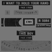 1963 11 29 - 1982 - N - I WANT TO HOLD YOUR HAND ⁄ THIS BOY - R 5084 - BSCP 1 - BOXED SET - SOLID CENTER - SOUTHALL PRESSING - pic 3
