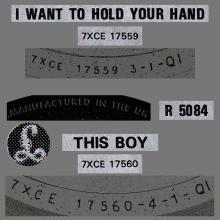1963 11 29 - 1989 - S - I WANT TO HOLD YOUR HAND ⁄ THIS BOY - R 5084 - SILVER LABEL - pic 3