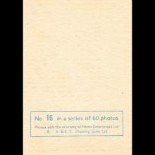 1963 THE BEATLES PHOTO - CHROMO - UK - A. & B. C.CHEWING GUM LTD No 015 - 021 IN A SERIES OF 60 PHOTOS - TRADING CARDS - pic 4