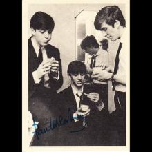 1963 THE BEATLES PHOTO - CHROMO - UK - A. & B. C.CHEWING GUM LTD No 015 - 021 IN A SERIES OF 60 PHOTOS - TRADING CARDS - pic 7
