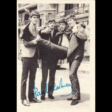 1963 THE BEATLES PHOTO - CHROMO - UK - A. & B. C.CHEWING GUM LTD No 036 - 042 IN A SERIES OF 60 PHOTOS - TRADING CARDS - pic 7