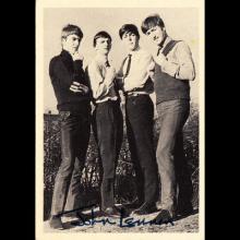 1963 THE BEATLES PHOTO - CHROMO - UK - A. & B. C.CHEWING GUM LTD No 050 - 056 IN A SERIES OF 60 PHOTOS - TRADING CARDS - pic 1