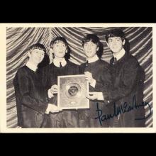 1963 THE BEATLES PHOTO - CHROMO - UK - A. & B. C.CHEWING GUM LTD No 057 - 060 IN A SERIES OF 60 PHOTOS - TRADING CARDS - pic 7