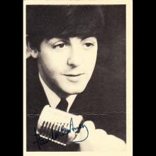1963 THE BEATLES PHOTO - CHROMO - UK - A. & B. C.CHEWING GUM LTD No 063 068 071 075 2nd SERIES OF 45 PHOTOS - TRADING CARDS - pic 7