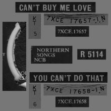 1964 03 20 - 1964 - D - CAN'T BUY ME LOVE ⁄ YOU CAN'T DO THAT - R 5114 - ORIOLE PRESSING - pic 3