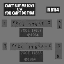 1964 03 20 - 1976 - K - CAN'T BUY ME LOVE ⁄ YOU CAN'T DO THAT - R 5114 - BS 45 - BOXED SET - pic 2