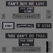 1964 03 20 - 1982 - M - CAN'T BUY ME LOVE ⁄ YOU CAN'T DO THAT - R 5114 - BSCP 1 - BOXED SET - pic 4