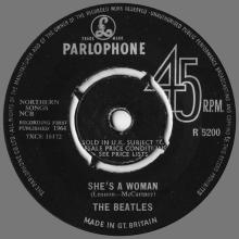 1964 11 27 - 1964 - D 1 - I FEEL FINE ⁄ SHE'S A WOMAN - R 5200 - ORIOLE PRESSING - pic 2