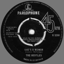 1964 11 27 - 1964 - D 2 - I FEEL FINE ⁄ SHE'S A WOMAN - R 5200 - ORIOLE PRESSING - CROSSOVER - pic 2