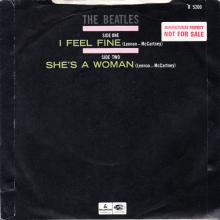 1964 11 27 - 1982 - N - I FEEL FINE ⁄ SHE'S A WOMAN - R 5200 - BSCP 1  - BOXED SET - SOLID CENTER - SOUTHALL PRESSING - pic 5