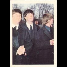 1964 THE BEATLES PHOTO - CHROMO - UK - A. & B. C.CHEWING GUM LTD No 06 IN A SERIES OF 40 PHOTOS - pic 1