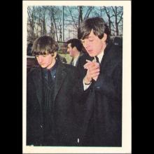 1964 THE BEATLES PHOTO - CHROMO - UK - A. & B. C.CHEWING GUM LTD No 12 IN A SERIES OF 40 PHOTOS - pic 1