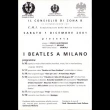 1964 THE BEATLES PHOTO - POSTCARD ITALY - I BEATLES A MILANO 2001 - 15X10 - pic 1