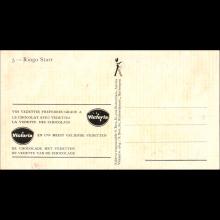 1964 THE BEATLES PHOTO - POSTCARD BELGIUM - CHROMO VICTORIA 05 RINGO STARR - 8X14,5  - pic 1