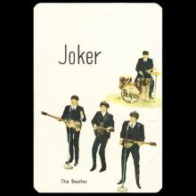 1964 THE BEATLES PHOTO - POSTCARD BELGIUM - JOKER PLAYING CARD - 6,5X9,5 - pic 2
