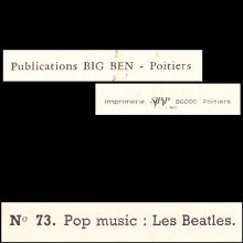1964 THE BEATLES PHOTO - POSTCARD FRANCE - BIG BEN POITIERS - No 73. POP MUSIC LES BEATLES - 15,6X10,9 - pic 5