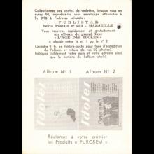 1964 THE BEATLES PHOTO - POSTCARD FRANCE - PUBLISTAR CHROMO PURCREM - F - G - 5X7 - pic 4