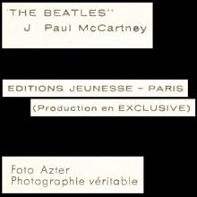 1964 THE BEATLES PHOTO - POSTCARD FRANCE - THE BEATLES EDITIONS JEUNESSE-PARIS - J - 15X10,5 - pic 3