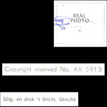 1964 THE BEATLES PHOTO - POSTCARD HOLLAND - DRUK T STICHT UTRECHT - AX 5782 - 14,2X9,2 - pic 6