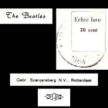 1964 THE BEATLES PHOTO - POSTCARD HOLLAND - GEBR. SPANJERSBERG NV., ROTTERDAM - 14,8X10,3 - 1 - pic 1