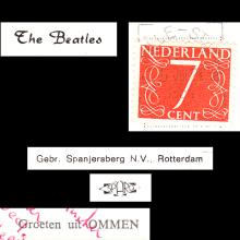 1964 THE BEATLES PHOTO - POSTCARD HOLLAND - GEBR. SPANJERSBERG NV., ROTTERDAM - 14,8X10,3 - 2 - pic 1