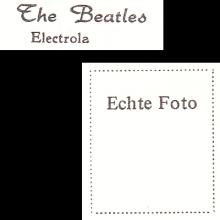 1964 THE BEATLES PHOTO - POSTCARD HOLLAND - THE BEATLES ELECTROLA ECHTE FOTO - 3A - 9,2X14  - pic 1