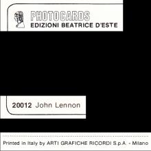 1964 THE BEATLES PHOTO - POSTCARD ITALY - EDIZIONI BEATRICE D'ESTE - 20012 - 17,2X12 - pic 5