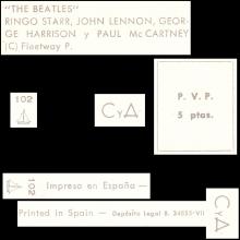 1964 THE BEATLES PHOTO - POSTCARD SPAIN - 102 - THE BEATLES CyA - 15X10,5 - pic 1