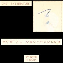1964 THE BEATLES PHOTO - POSTCARD SPAIN - 342 THE BEATLES POSTAL OSCARCOLOR - 15X10,5 - A - B - pic 5