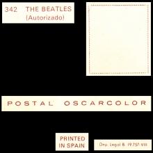1964 THE BEATLES PHOTO - POSTCARD SPAIN - 342 THE BEATLES POSTAL OSCARCOLOR - 15X10,5 - A - B - pic 6