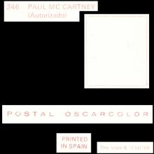 1964 THE BEATLES PHOTO - POSTCARD SPAIN - 346 THE BEATLES POSTAL OSCARCOLOR - 15X10,5 - pic 1
