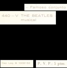 1964 THE BEATLES PHOTO - POSTCARD SPAIN - 440 - V THE BEATLES - 15,2X10,31 - pic 1