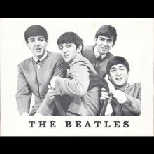 1964 THE BEATLES PHOTO - POSTCARD UK - FAN CLUB - 14,1X10,8 - pic 1