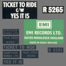 1965 04 09 - 1976 - K -TICKET TO RIDE ⁄ YES IT IS - R 5265 - BS 45 - BOXED SET - pic 6