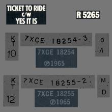 1965 04 09 - 1976 - K -TICKET TO RIDE ⁄ YES IT IS - R 5265 - BS 45 - BOXED SET - pic 2
